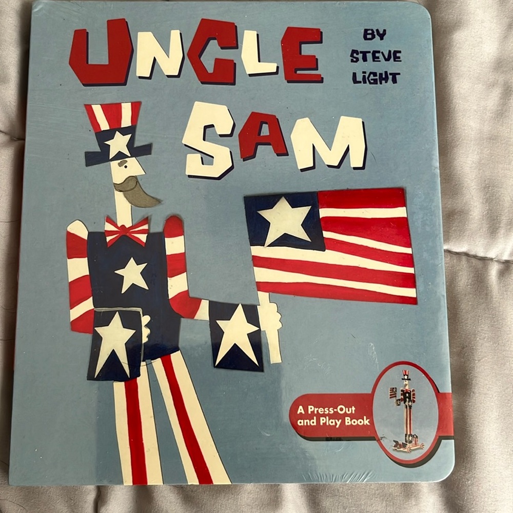 Uncle Sam press out and Play book. NIP